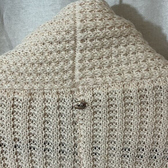 Melissa McCarthy 2X Cardigan Sweater Pink Long Pockets Batwing 3/4 Sleeve - Picture 8 of 11